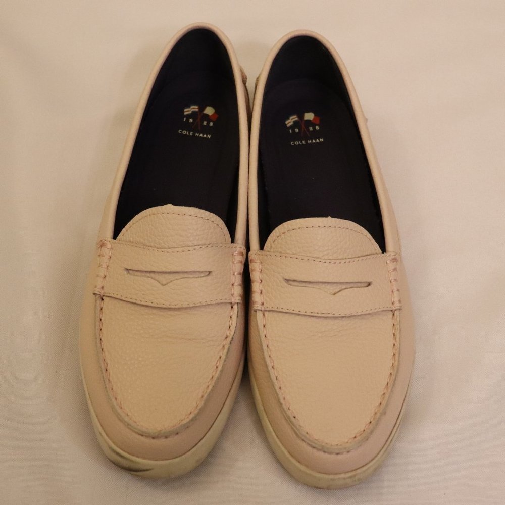 Cole Haan Women's Penny Loafer Beige/Pink - Size 10